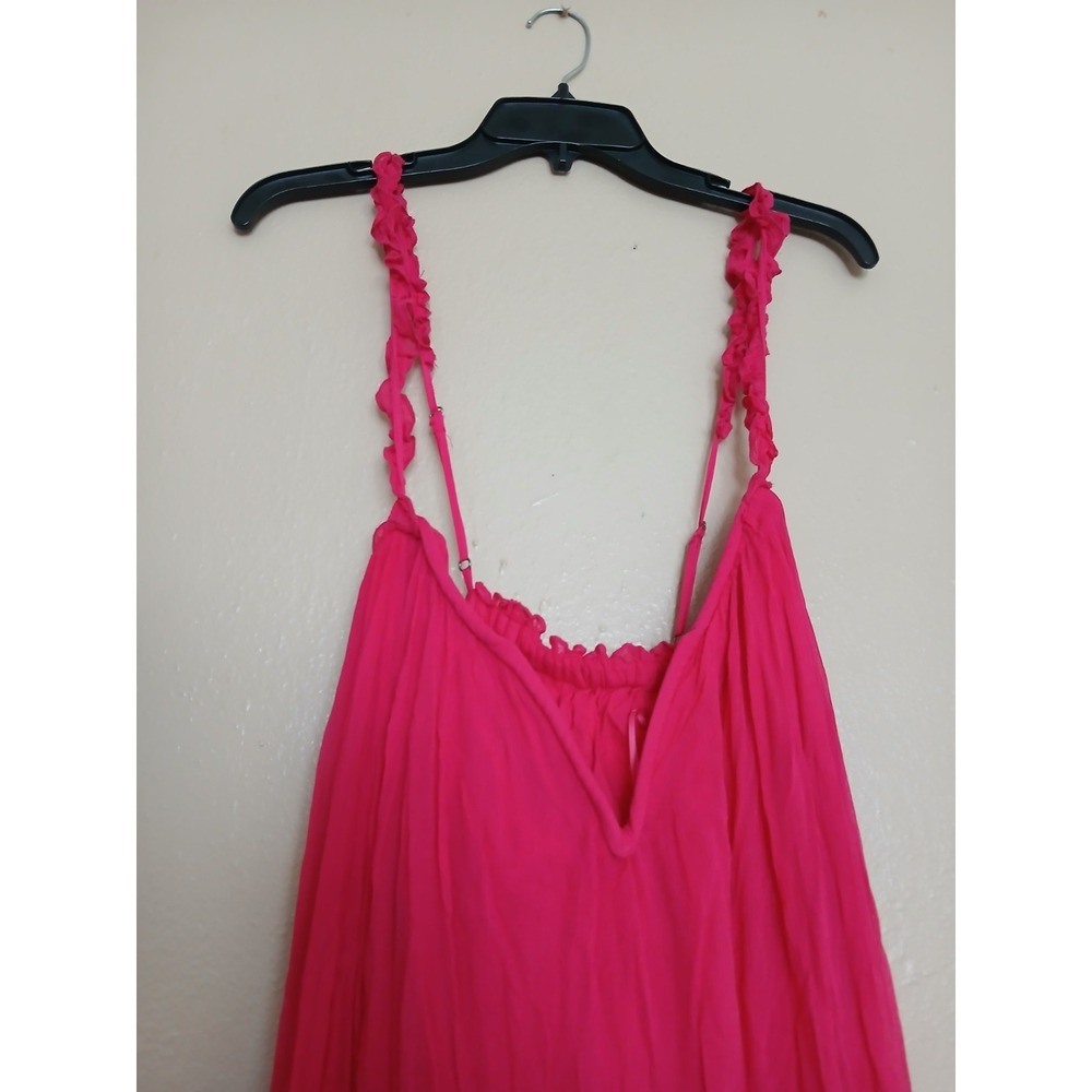 Anthropologie Dress XL Chiffon Maxi Boho Cottage Resort Beach Semi Formal - Picture 4 of 16